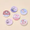 Botones de Maullido de Dibujos Animados, Accesorios de Joyería Hechos a Mano para Niños, Accesorios de Pegamento de Crema, Materiales de Accesorios Pequeños de Resina