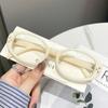 Gafas Retro Ultraligeras para PC con Montura Pequeña y Diseño Estilo Chanel para Mujer, Bloqueo de Luz Azul, Lentes Graduados para Hombre, Aspecto Natural, Elementos Geométricos, Modernas