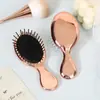 Mini Pente de Almofada de Ar Cor Eletrodepositada Pequeno Pente de Bolsa de Ar Portátil Baggable Pente de Massagem Infantil Presente Pente de Cabelo