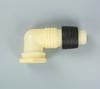 Conector de Tres Vías para Desagüe de Piso de Lavadora Tubería de Desagüe para Lavabo de Balcón Codo Doble de Tres Vías Plástico Paso Recto Inclinado