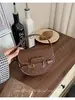 Bolsa Feminina 2026 Nova Textura de Alta Qualidade Design de Nicho Elegante Bolsa de Ombro Única Tecida Bolsa Transversal Versátil Bolsa Sela
