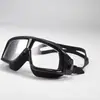 Gafas de natación Amazon con lente transparente, galvanizadas, antivaho, llamativas, impermeables, alta definición, unisex, montura grande, para adultos con miopía
