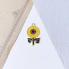 Accesorios de aleación para bricolaje con forma de gota de aceite, accesorios Yiwu, abeja, girasol, cadena para teléfono móvil, collar, colgante, fabricantes al por mayor