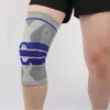 Rodilleras Deportivas con Tiras de Soporte de Muelle de Silicona para Ciclismo al Aire Libre Transfronterizo, Baloncesto, Montañismo, Carrera y Protección de Fitness