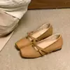 Primer Encuentro con el Nuevo Modelo 2026 de Zapatos Mary Jane Vintage para Mujer con Diseño de Flor de Camelia y Aumento Oculto de Altura para Personas Petitas