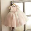 Vestido de niña hilo esponjoso vestido de princesa cumpleaños rosa encaje sin mangas vestido de novia de niña vestido de niña