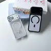 Funda Magnética de Color Sólido para Teléfono Adecuada para Apple 17 Pro Max Estuche Duro iPhone 16 Agujero Grande Material Al por Mayor