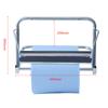 Estante industrial de rollo grande de papel libre de polvo de acero inoxidable para colgar en la pared, soporte de tela no tejida con ruedas, estante de papel de cocina de piso a techo, envío gratis
