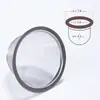 Colador de té Filtro de té Filtro para tetera Filtro de acero inoxidable Filtro de hojas de té Kung Fu Estilo japonés Pequeño Transparente