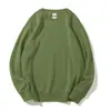 Sudadera de cuello redondo de poliéster-algodón de peso pesado de 300 g, prenda exterior retro de ajuste holgado para hombre, top casual para primavera y otoño, logo personalizado disponible