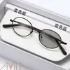 Gafas Graduadas Fotocromáticas, Estilo Coreano, Aspecto Natural, Efecto Iluminador, Montura Redonda Artística, Modernas, Gafas Graduadas con Bloqueo de Luz Azul