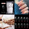 500 Piezas en Bolsas de Piezas Blancas para Uñas de Manicura, Varias Uñas Suaves, Uñas Transparentes sin Pliegues, Uñas Especiales para Usar Uñas