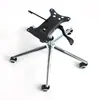 Accesorios de silla de cinco estrellas electrochapados: silla giratoria, silla de computadora, base de silla ejecutiva, armazón, chasis, charola, pistón de gas y ruedas