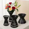 Floristería Más Vendidos Macetas Negras Huecas para Decoración de Arreglos Florales, Herramienta de Envoltura de Ramo de Flores de Plástico, Gadget de Envoltura de Flores para Principiantes de Floristería