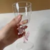 Estilo Insta Copo de Cocktail Vinho Tinto com Rede Copo com Canudo Copo de Bar para Misturar Copo Alto para Bebidas