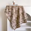 Nuevo Bufanda Jacquard Abstracta de Gato Otoño e Invierno Doble Cara Imitación Cachemir Chal Cálido de Alta Gama para Mujeres en el Sudeste Asiático 2025