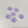 Pétala feliz solta contas fosco seis pétalas flor material frisado feito à mão diy seis folhas flor material frisado atacado