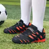 Calzado de fútbol infantil de comercio exterior transfronterizo, calzado deportivo de fútbol para hombres y mujeres, clavos rotos, calzado de entrenamiento de fútbol sala para estudiantes de primaria