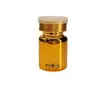 [Botella de Jarabe Dorado Electroplateado de 5 ml y 10 ml] Botella Médica Meyla con Tapa Solución Madre de Esencia