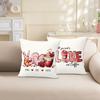 2023 Nuevo Transfronterizo Amazon Día de San Valentín Funda de Almohada Estampada de Café Sala de Estar Dormitorio Mesita de Noche Cojín Funda