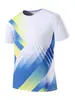 Camiseta de entrenamiento de equipo chino de verano, cuello redondo, manga corta, para correr al aire libre, fitness, actividad para padres e hijos, logotipo de compra grupal