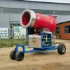 Máquina de Fabricación de Nieve con Control Remoto Giratorio de 360 Grados, Máquina de Fabricación de Nieve Grande para Estación de Esquí al Aire Libre, Máquina Móvil de Cañón para Caída de Nieve