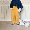 Pantalones para Niños 2026 Estilo Otoño Niños y Niñas Estilo Coreano Color Sólido Casual Rectos Pantalones Largos Sueltos de Pierna Ancha para Niños Multicolor