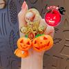 Llavero creativo de calabaza de Halloween con luces y sonido luminoso, bolso, colgante pequeño, regalo pequeño al por mayor