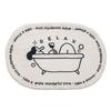 Alfombrilla absorbente de baño de imitación de cachemira de estilo japonés, antideslizante, de felpa, resistente al frío.