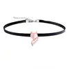 Colar Choker Raposa Rosa Sexy Japonês e Coreano para Mulheres, Corrente Curta para Clavícula, Acessório Simples e Elegante