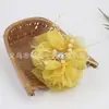 2025 Tul de Nieve Malla Elástica Tocado Corsage de Rendimiento Flor Artificial Flor para Ropa Versátil Color de Exportación Europeo y Americano Completo 1119