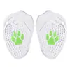 Almofada de Forefoot de Gel Duas Cores Salto Alto Anti-Atrito Absorção de Choque Massagem Meia Almofada de Forefoot Macia Autoadesiva Ajuste de Tamanho Meio Tamanho Inserção para Sapato
