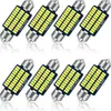 Luz LED para Coche de Doble Punta para Lectura 31/36/39/41mm 3014 36smd Luz de Techo Luz de Caja Trasera Luz de Compartimento