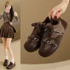 Zapatillas de entrenamiento retro de nicho alemanas para mujer, nueva colección otoño 2026, de suela gruesa, que aumentan la altura, zapatillas casuales versátiles