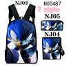 2025 Nuevo Set Transfronterizo Mochila Anime Sonic Set de Mochila Venta Directa Mochila 3D
