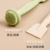 Cepillo de Silicona para Mascarilla de Doble Cabeza, Brocha de Maquillaje, Cepillo de Cabeza Suave para Mascarilla de Barro, Cepillo para Aplicar Mascarilla en Forma de Espátula, Cepillo Limpiador, Cepillo para Aplicar Mascarilla