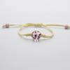 Pulsera de flor real para chica planta de vidrio pulsera de flor seca pulsera estrellada estudiante encaje flor joyería simple hecha a mano