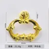 Manija de Anillo para Cajón de Aleación de Zinc de Nuevo Estilo Chino Manija de Anillo para Caja de Madera Manija de Aleación de Zinc de un Solo Agujero para Maleta