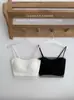 Camisola de Encaje Sin Tirantes Estilo Coreano de Puro Deseo con Copas, Top sin Mangas Dulce con Tirantes Finos, Ropa Interior Seamless Adelgazante, Sujetador Estilo Coreano