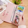 Nueva Cartera Larga para Mujer de Comercio Exterior Portatarjetas Múltiple Cartera Multifuncional Embrague Sencillo Delgada Billetera para Monedas con Múltiples Tarjetas