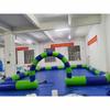 Pista inflable para autos chocones, valla de fábrica de venta directa con tela inferior, campo de fútbol inflable, valla grande para exteriores, campo de fútbol