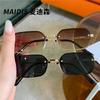 Gafas de Sol Metálicas de Marco Pequeño Jamie 3523 para Hombre, Gafas Retro Estilo Hong Kong para Celebridades de Internet, Gafas de Sol de Exportación Europea y Americana para Mujer