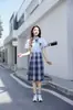 Uniforme escolar, estilo preppy, atuendo de estudiante, vestido de verano para niñas, vestido de graduación, uniforme de estudiante de secundaria coreana, conjunto de uniforme de estudiante de secundaria británica