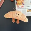 Bolsa Francesa de Peluche Linda y Adorable Juguete Pan Simulación Comida Muñeca Llavero Colgante Mochila Bolsa Decoración