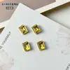 Azucarero 6*8 Rectangular Esquina Recta Pedrería para Uñas Cubitos de Hielo Caramelo de Roca Pedrería de Punta Inferior Súper Brillante Vidrio K9 Decoración de Uñas