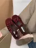 Zapatos Mary Jane Redondos Estilo Chanel con Lazo Retro, Nuevo Modelo Primavera/Verano 2025, Zapatos de Abuela Plegados de Correa Única