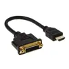 Cable Adaptador HDMI Macho a DVI 24+5 Hembra, Convertidor Bidireccional DVI a HDMI de Alta Definición Chapado en Oro, HDMI a DVI