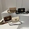 Moda Coreana Estilo Ins Bolso Cruzado de Hombro Amoroso Llegada Nueva Verano 2024 Correa Ancha Bordado Hilo Bolso Silla