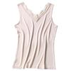 Colete de seda tricotado feminino de verão para usar por baixo versátil elástico justo modelador sexy de renda sem mangas colete camisola