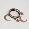 Correas para Cortinas de Anillo de Resorte de Estrella y Luna Sencillas de Gran Venta Transfronteriza para Cortinas de Dormitorio y Sala de Estar en Casa Hebillas para Cortinas al por Mayor